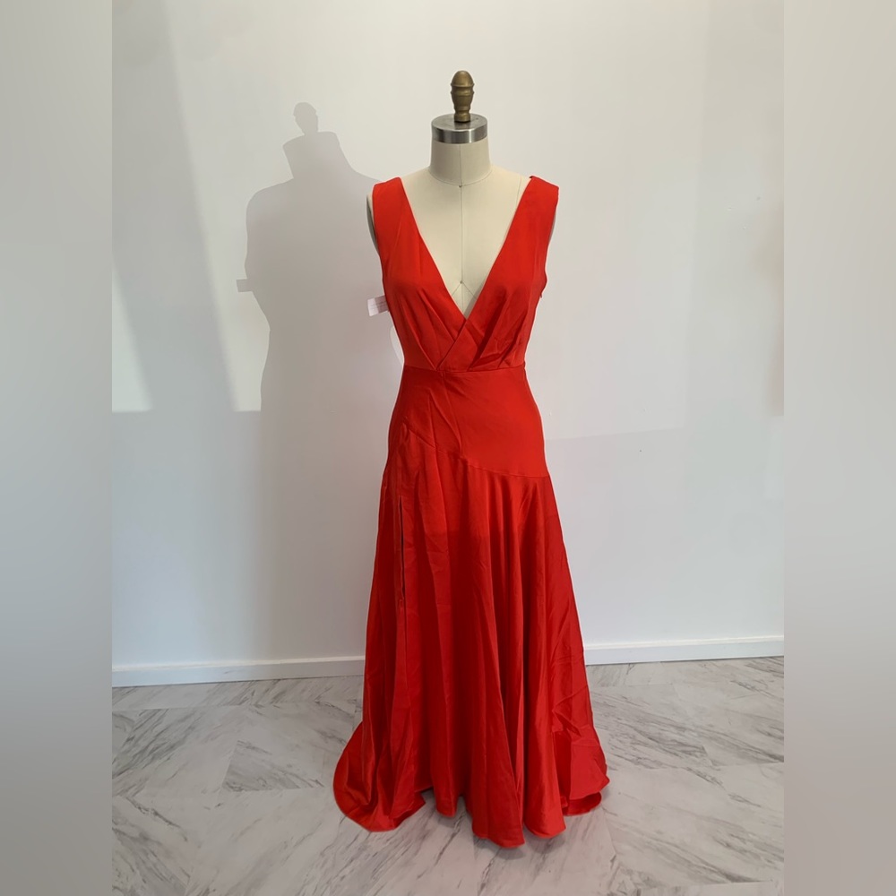 Fame and Partners Red Maxi Dress